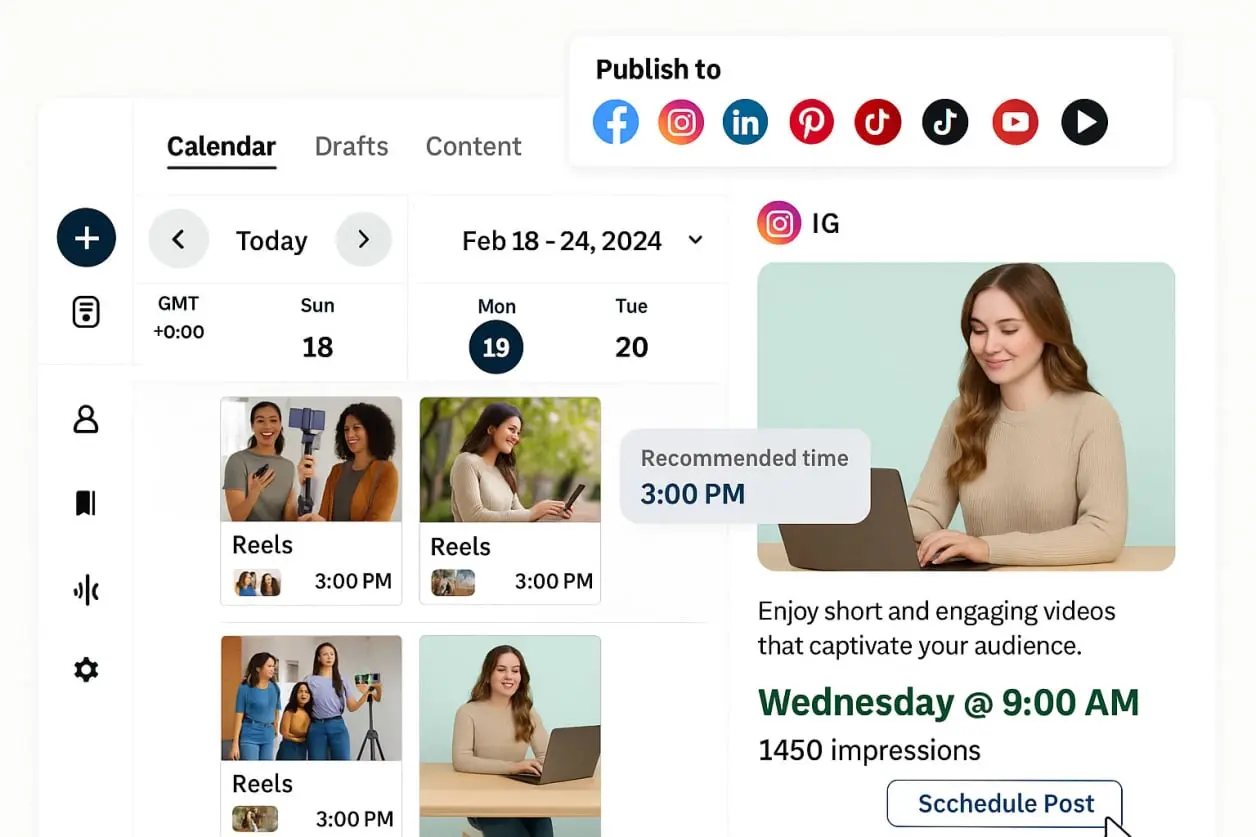Consistent, Creative, and Customized Social Media Services